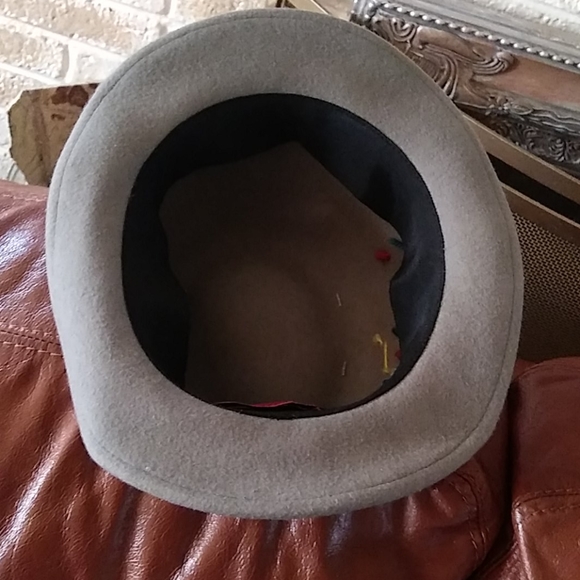 Sandiego Hat Co Grey Wool Hat w/buttons - Picture 5 of 6